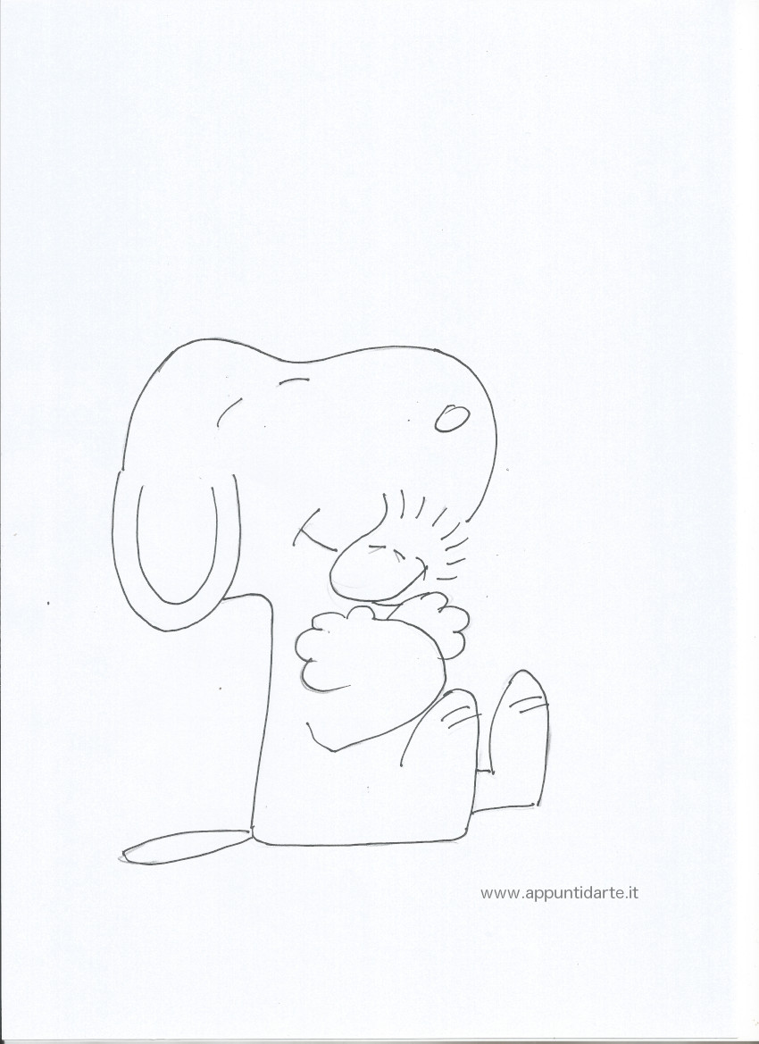 immagini disegni da colorare Snoopy